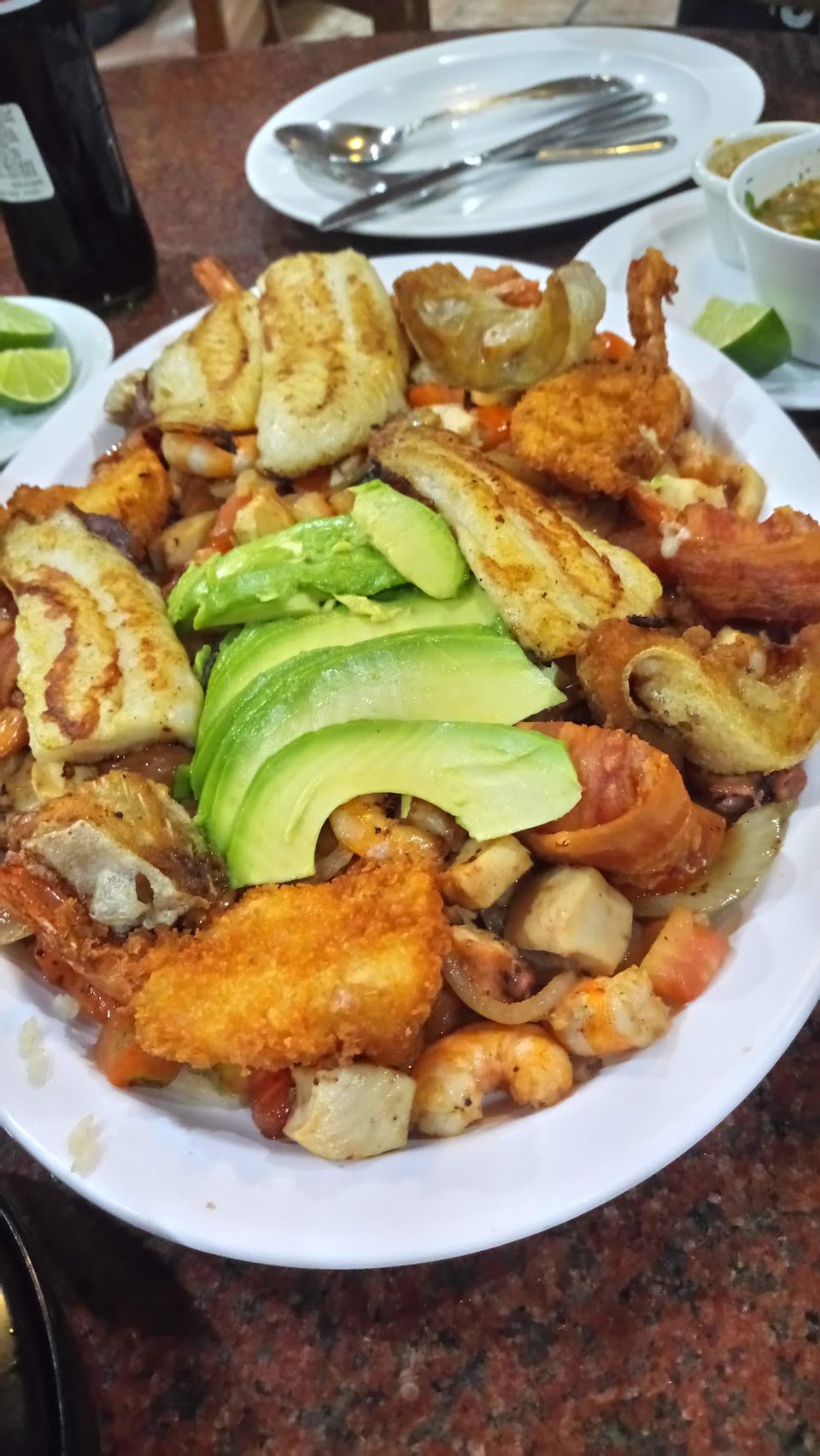 Botana Caliente Camaron Pulpo O Abulon